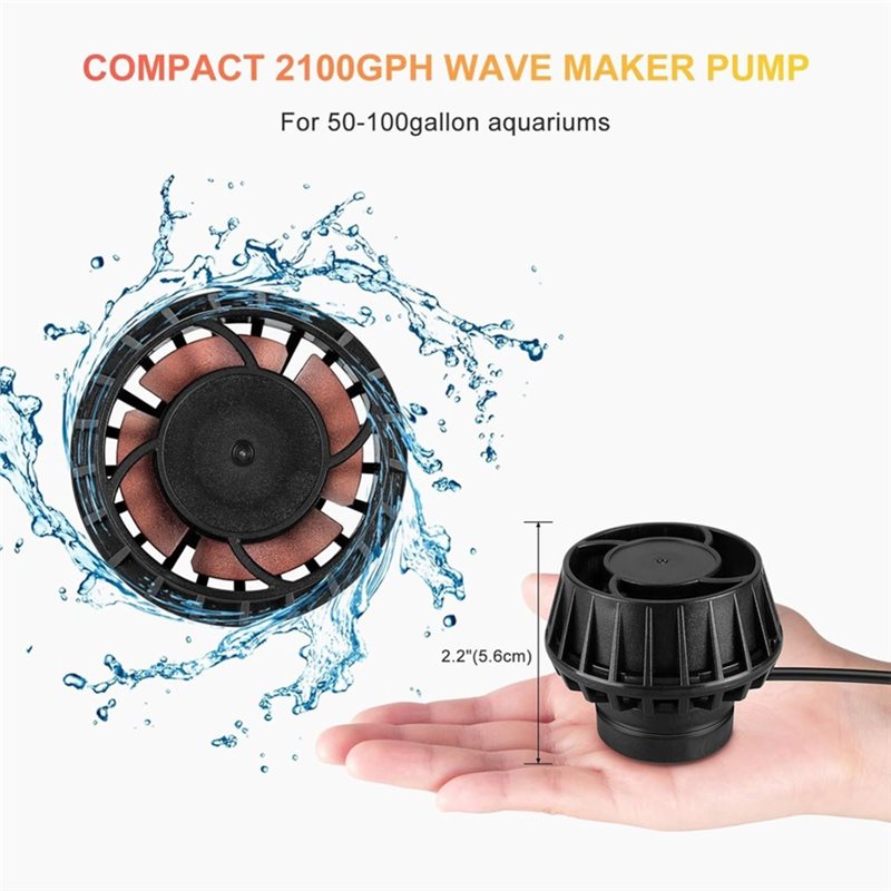 ABGH-Mini DC 24V 10W Powerhead - مراجعة Powerhead Wave Maker وسعره