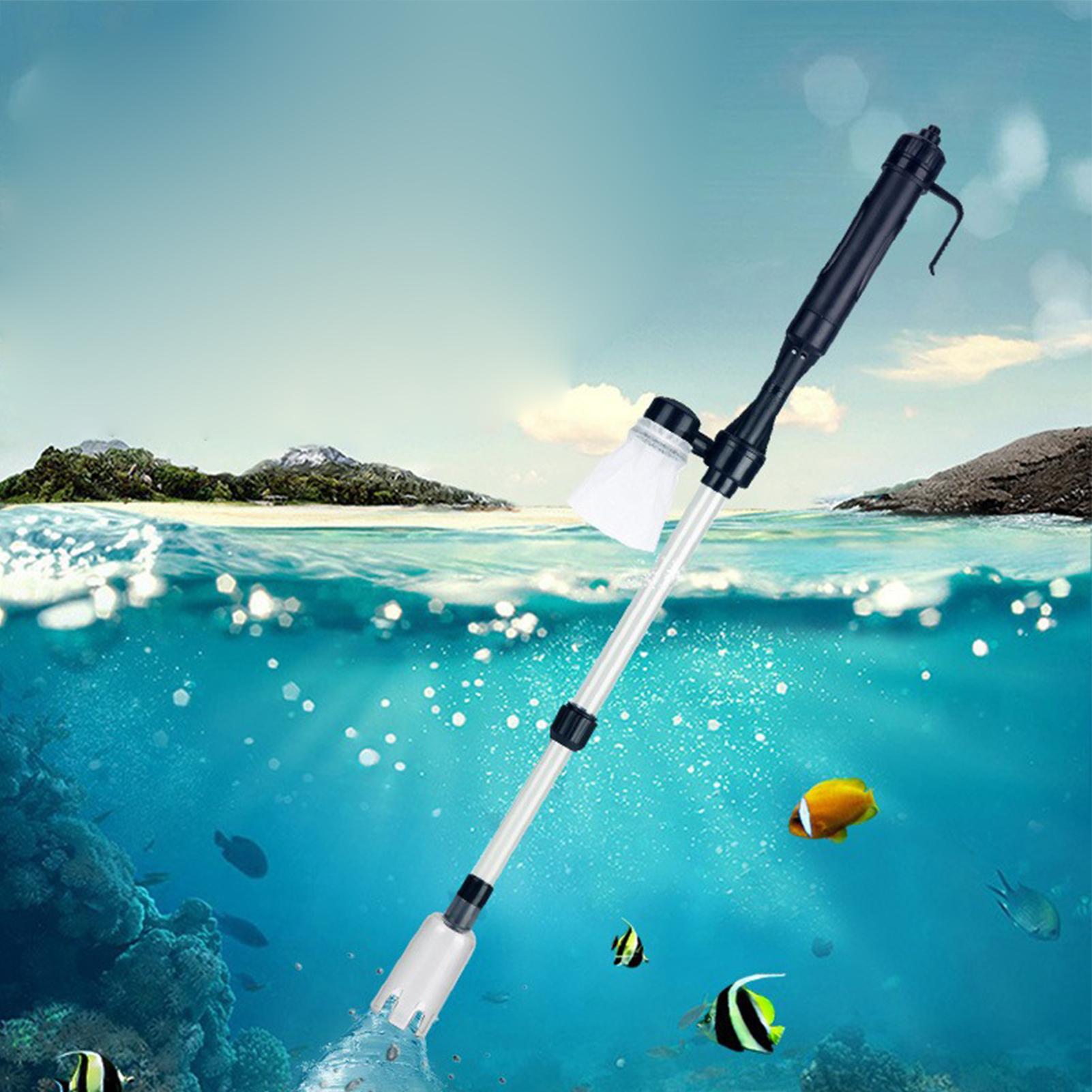 مكنسة كهربائية 3 في 1 لتنظيف ا - مراجعة Marine Aquarium Vacuum وسعره