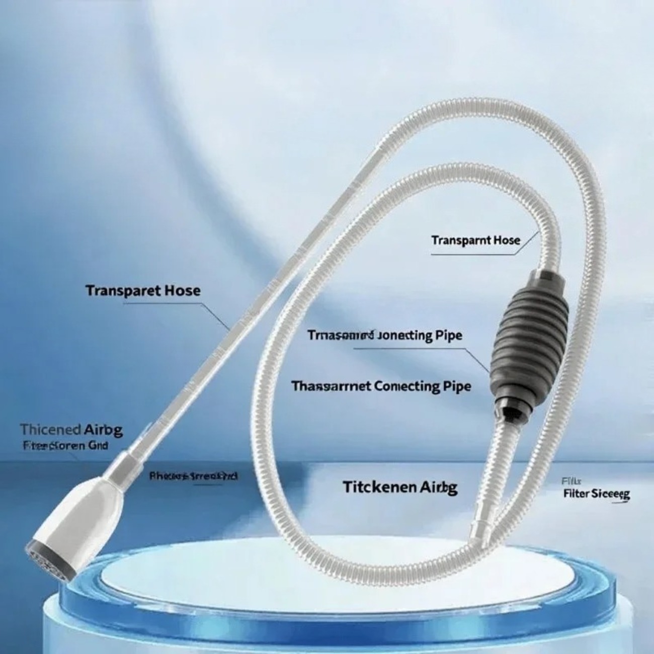 مضخة تغيير مياه يدوية للأحواض  - مراجعة Marine Aquarium Vacuum وسعره