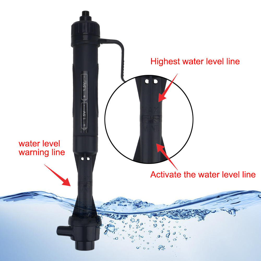 مضخة تغيير المياه الكهربائية أ - مراجعة Marine Aquarium Vacuum وسعره