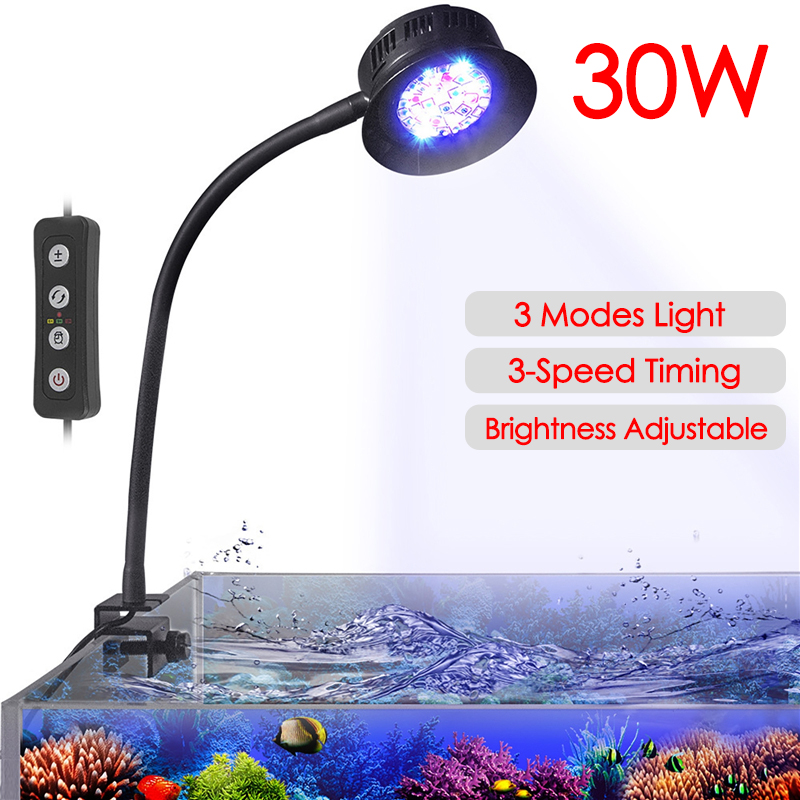30 واط حوض السمك خزان الأسماك  - مراجعة Marine Aquarium Led Lights وسعره
