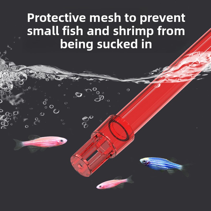 منظف حوض السمك اليدوي بالشفط - - مراجعة Marine Aquarium Vacuum وسعره