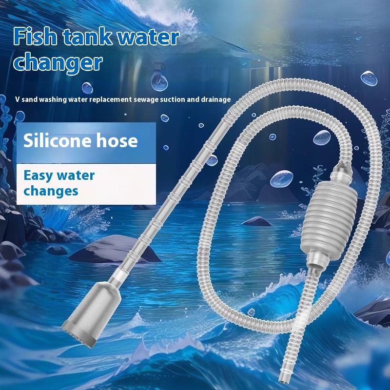 1 قطعة كفاءة هادئة شبه السيارا - مراجعة Marine Aquarium Vacuum وسعره