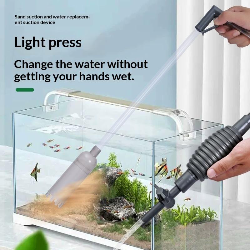 طقم تنظيف الحصى 5 في 1 لحوض ال - مراجعة Marine Aquarium Vacuum وسعره