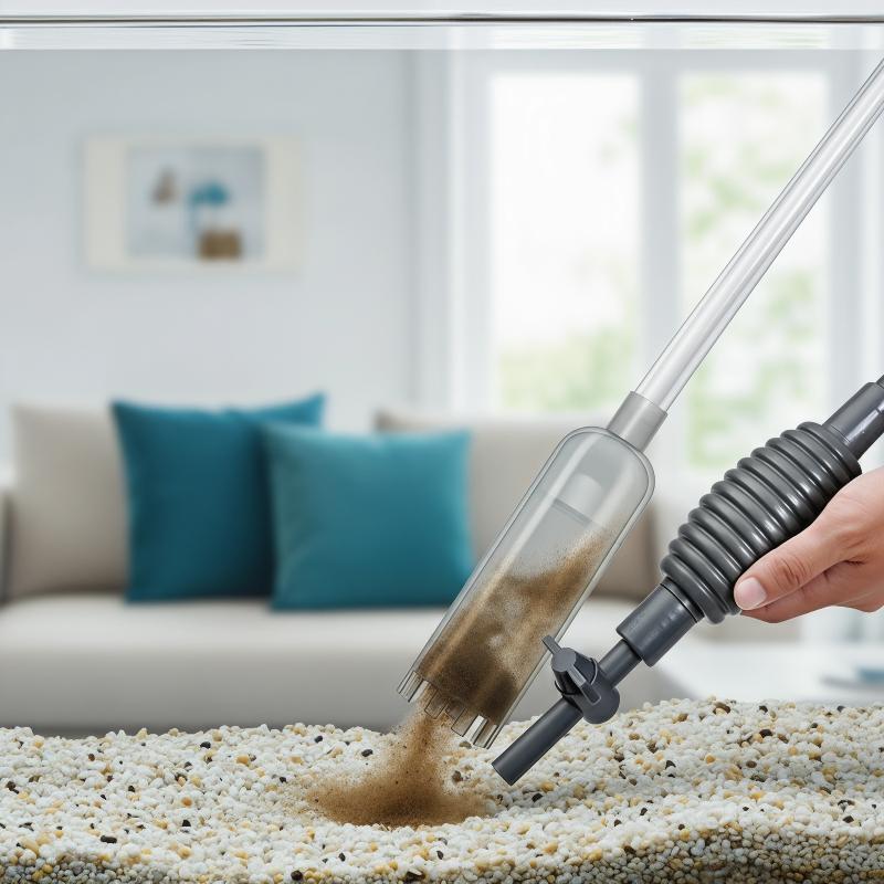 طقم تنظيف الحصى 5 في 1 لحوض ال - مراجعة Marine Aquarium Vacuum وسعره