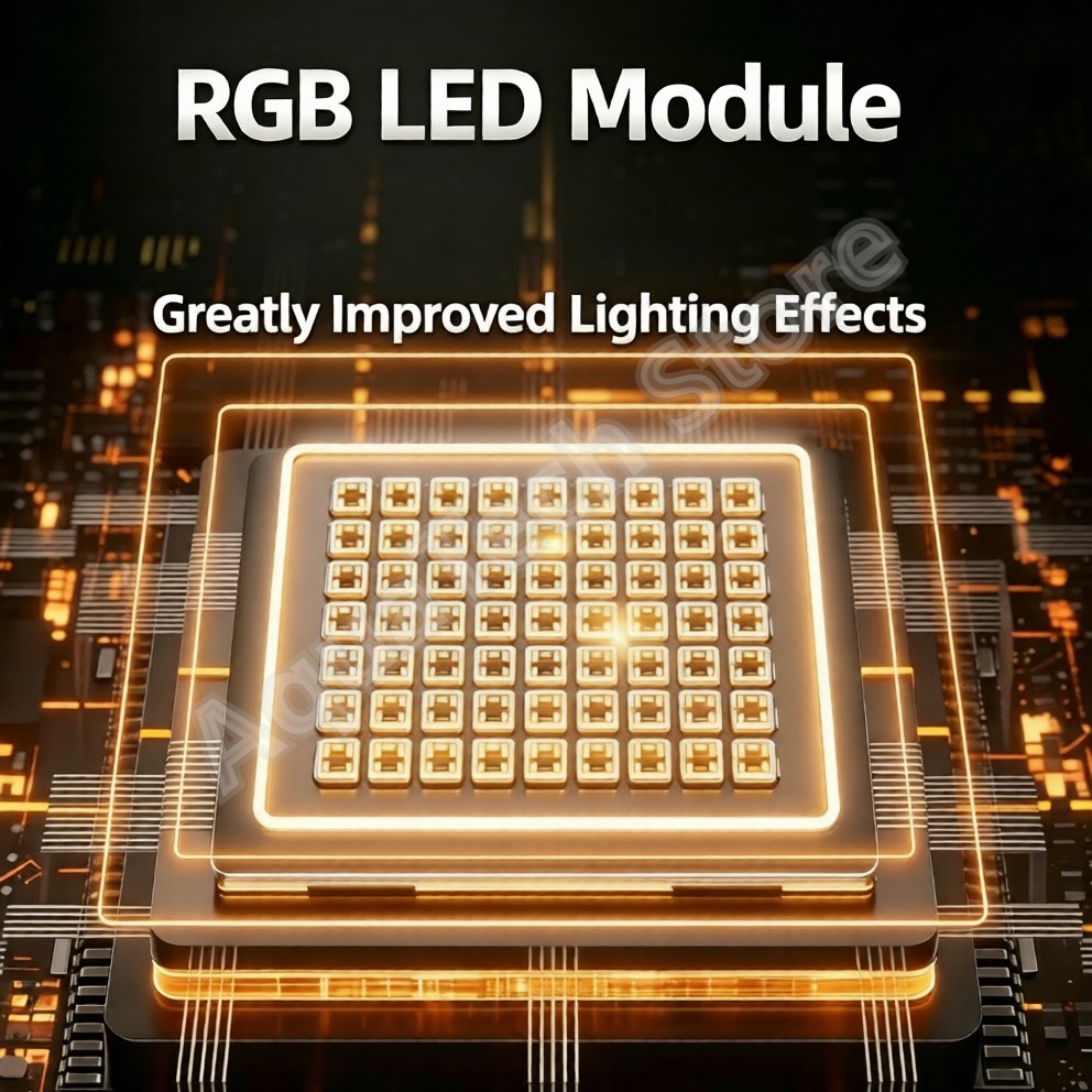 ضوء حوض السمك ANBOCHEN UFO RGB - مراجعة Marine Aquarium Led Lights وسعره